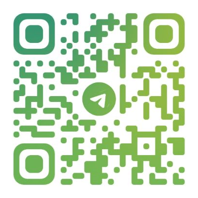 Telegram QR code — scan to start a chat